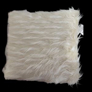 Luxurious Cream Faux Fur Pillow